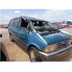 1994 - FORD AEROSTAR // SALVAGE TITLE