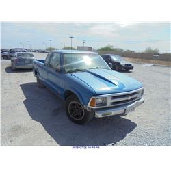 1995 - CHEVROLET S-10 // BONDED TITLE
