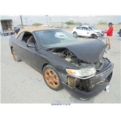 2001 - TOYOTA SOLARA // REBUILT SALVAGE