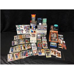 MIXED SPORTS TRADING CARDS LOT (HOCKEY/ FOOTBALL/ BASEBALL)