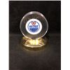 Image 1 : EDMONTON OILERS SIGNED HOCKEY PUCK IN CASE