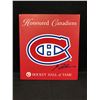 Image 1 : GUY LAFLEUR SIGNED HONOURED CANADIENS HARDCOVER BOOK (HOCKEY HALL OF FAME)
