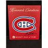 Image 1 : GUY LAFLEUR SIGNED HONOURED CANADIENS HARDCOVER BOOK (HOCKEY HALL OF FAME)