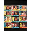Image 1 : 1960 TOPPS BASEBALL CARD LOT