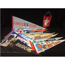 SPORT TEAMS PENNANTS LOT