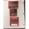 Image 1 : COLLECTIBLE BACKSTAGE MUSIC SATIN WORKING PASSES LOT