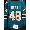Image 1 : Tomas Hertl Signed Sharks Jersey (A.J SPORTSWORLD COA)