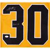 Image 2 : Gerry Cheevers Signed Bruins Jersey Inscribed "HOF 85" (JSA COA)