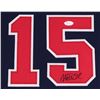 Image 2 : Magic Johnson Signed USA "Dream Team" 35" x 43" Custom Framed Jersey (JSA COA)