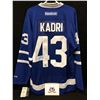 Image 1 : NAZEM KADRI SIGNED MAPLE LEAFS JERSEY W/ AJ SPORTSWORLD COA