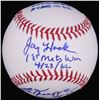 Image 1 : Jay Hook, Ed Kranepool & Frank Thomas Signed OML Baseball with Multiple Inscriptions (JSA COA)