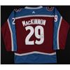 Image 1 : Nathan MacKinnon Signed Avalanche Alternate Captains Jersey (JSA COA)