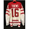 Image 1 : JONATHAN TOEWS AUTOGRAPHED TEAM CANADA 2010 OLYMPIC HOCKEY JERSEY W/ FRAMEWORTH COA