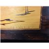 Image 2 : NATIVE ART WOODEN WALL PLAQUE BY PETER WABASSE (1985) 12" X 8"