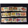 Image 1 : 18 OF COMPLETE 20 CARD SET ITTC BC WONDER BREAD KRAZY CARS (1976) **RARE**