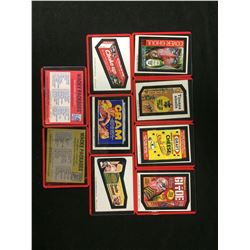 1974 TOPPS WACKY PACKAGES TRADING CARDS/ STICKERS & 2 CHECKLISTS **RARE**