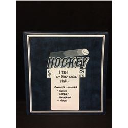 1981 O-PEE-CHEE HOCKEY CARDS (**ROOKIES** COFFEY/ KURRI/ ANDERSON/ MOOG)