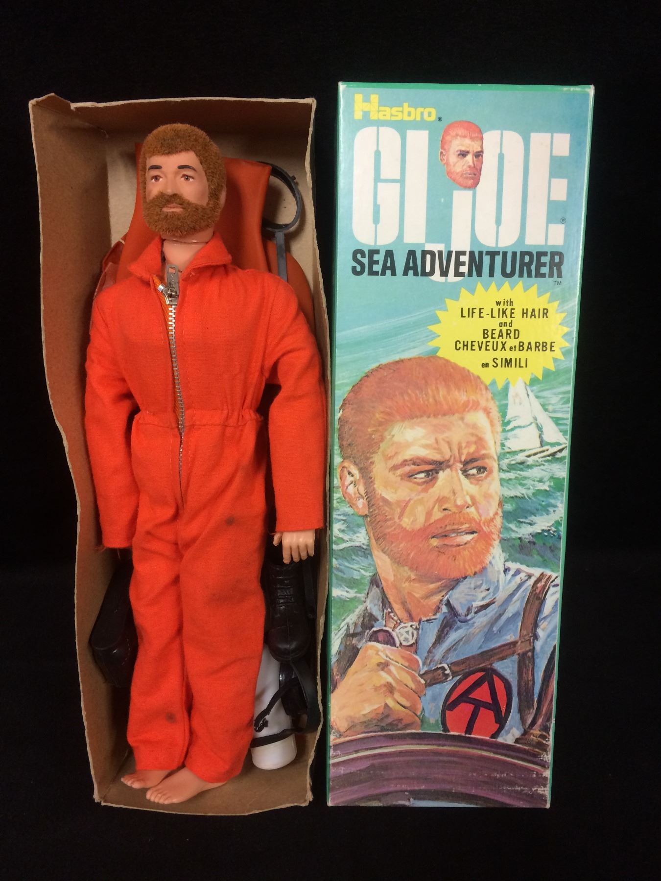 gi joe with lifelike hair and beard