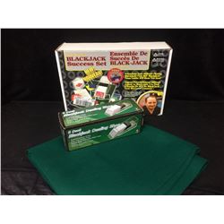 ANDY BLOCH'S BLACKJACK SUCCESS SET W/ AUTOMATIC CARD SHUFFLER