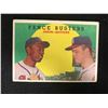 Image 1 : 1959 Topps Set Break #212 - Fence Busters Aaron/ Mathews
