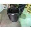 Image 2 : 7 BLACK SHOPPING BASKETS W/WHEELS