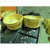 Image 2 : WOODEN BASKET 18" X3