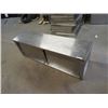 Image 1 : STAINLESS STEEL WALL CABINET W/ 2 SLIDING DOORS 18"DX6'LX2"H