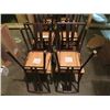 Image 2 : 4 METAL RESTUARANT CHAIRS
