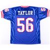 Image 1 : Lawrence Taylor Signed Giants Jersey Inscribed "HOF 99" (Radtke COA)