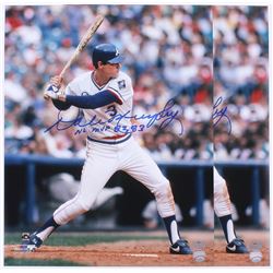 Lot of (2) Dale Murphy Signed Braves 16x20 Photos Inscribed "NL MVP 82, 83" (Radtke)