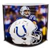 Image 1 : Andrew Luck Signed Colts Full-Size Authentic Proline Speed Helmet With Custom Curve Display Case (Pa