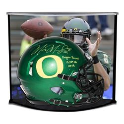 Marcus Mariota Signed LE Oregon Full-Size Authentic Pro-Line Speed Helmet Inscribed "Oregon Record: 
