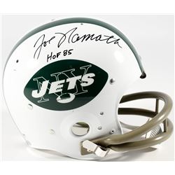 Joe Namath Signed Jets Full-Size Suspension Helmet Inscribed "HOF 85" (PSA COA  Namath Hologram)