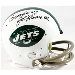 Joe Namath Signed Jets Full-Size Suspension Helmet Inscribed "Broadway" (PSA COA  Namath Hologram)