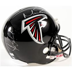 Matt Ryan  Steve Bartkowski Signed LE Falcons Full-Size Helmet (Radtke COA)