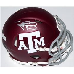 Johnny Manziel Signed Texas AM Aggies Mini Speed Helmet (Panini COA)