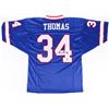 Image 1 : Thurman Thomas Signed Bills Jersey Inscribed "HOF 07" (Thomas Hologram)