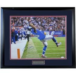 Odell Beckham Jr. Signed Giants 24x25 "The Catch" Custom Framed Photo (JSA Hologram)