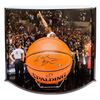Image 1 : Kobe Bryant Signed NBA Game Ball Series Basketball with Custom Curve Display Case (Panini COA)