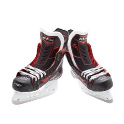 Pair of (2) Connor McDavid Signed CCM Jet Speed Skates Inscribed "NHL Debut 10/9/15" LE 25 (UDA COA)