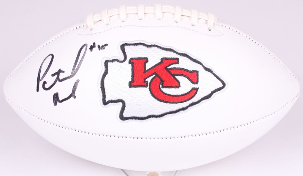 signed patrick mahomes football