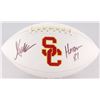 Image 1 : Marcus Allen Signed USC Trojans Logo Football Inscribed "Heisman 81" (Radtke COA)