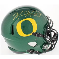 Marcus Mariota Signed Oregon Ducks Full-Size Speed Helmet (Mariota Hologram  Radtke COA)