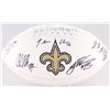 Image 1 : Saints Logo Football Team-Signed By (5) With Jahri Evans, Jonathan Goodwin, Carl Nicks, Jon Stinchom
