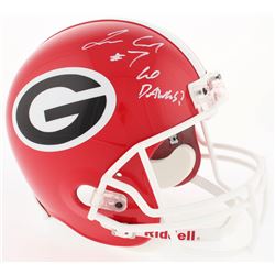 Lorenzo Carter Signed Georgia Bulldogs Full-Size Helmet Inscribed "Go Dawgs!" (Radtke COA)