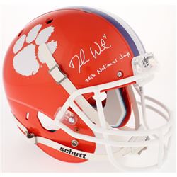 Deshaun Watson Signed Clemson Tigers Full-Size Helmet Inscribed "2016 National Champs" (Watson Holog