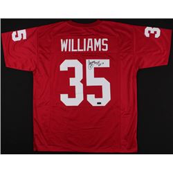 Aeneas Williams Signed Cardinals Jersey Inscribed "HOF 14" (Radtke COA)