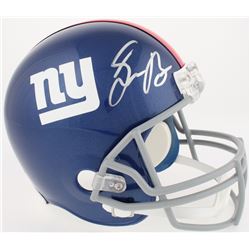 Saquon Barkley Signed Giants Full-Size Helmet (Panini COA)