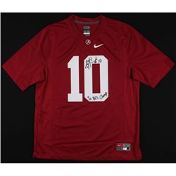 AJ McCarron Signed Alabama Crimson Tide Jersey Inscribed "3x BCS Champ" (McCarron Hologram  Radtke C