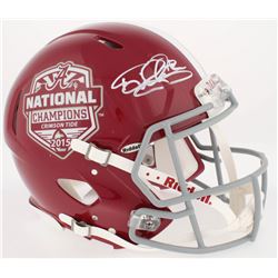Mark Ingram Signed 2015 Alabama Crimson Tide National Champions Logo Full-Size Authentic On-Field Sp